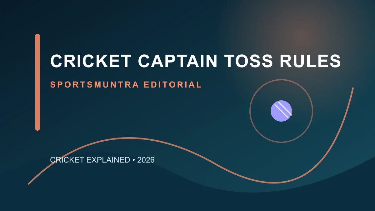 Original editorial illustration for Cricket Captain Toss Rules: who calls, chooses and records