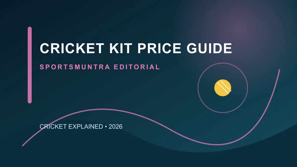 Original editorial illustration for Cricket Kit Price Guide: what a complete setup includes